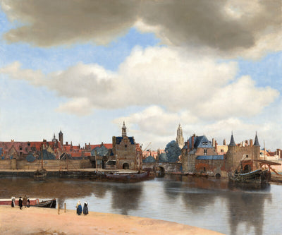 Johannes Vermeer, Ansicht von Delft, um 1660 - 1661