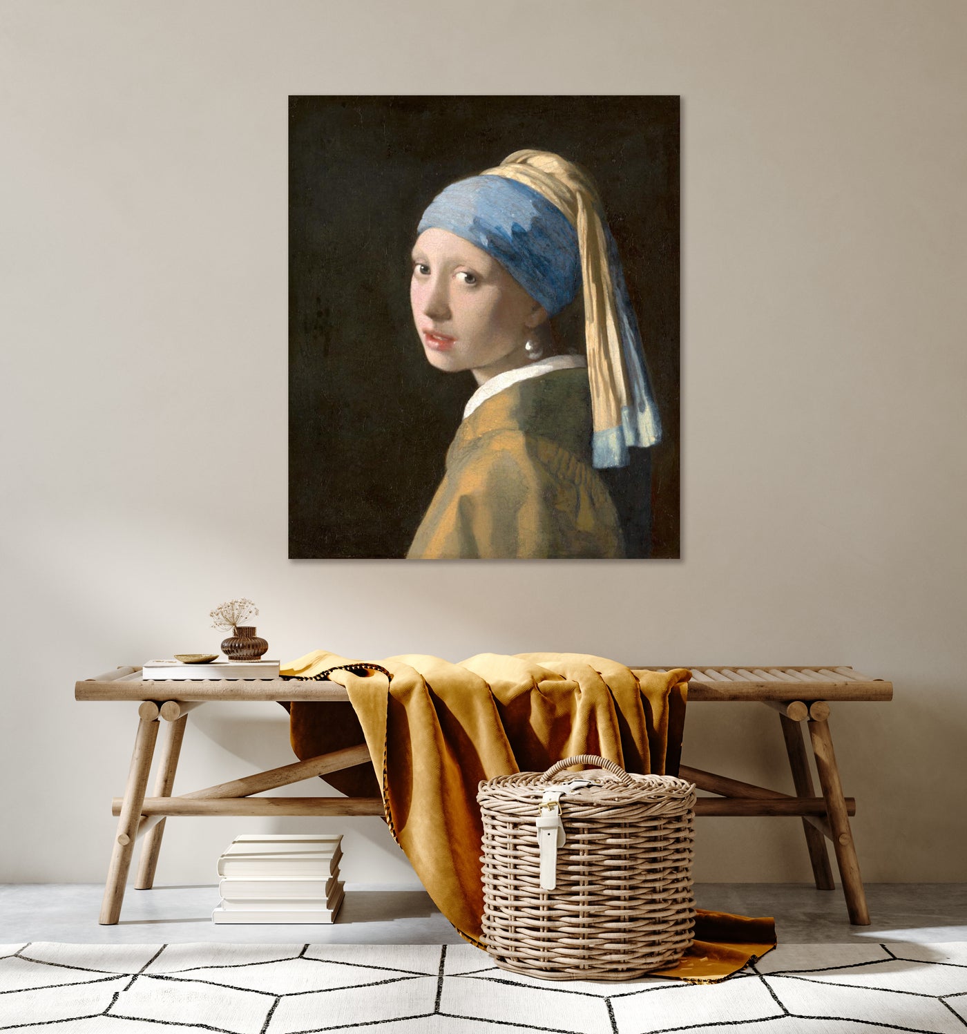 Johannes Vermeer, Mädchen mit Perlenohrring, um 1665