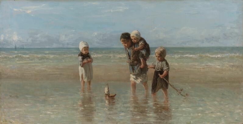 Kinder des Meeres, Jozef Israëls, 1872