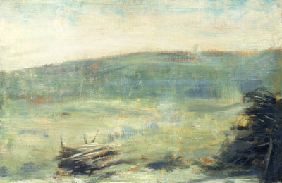 Landschaft bei Saint-Ouen (ca. 1886-1888) von Georges Seurat