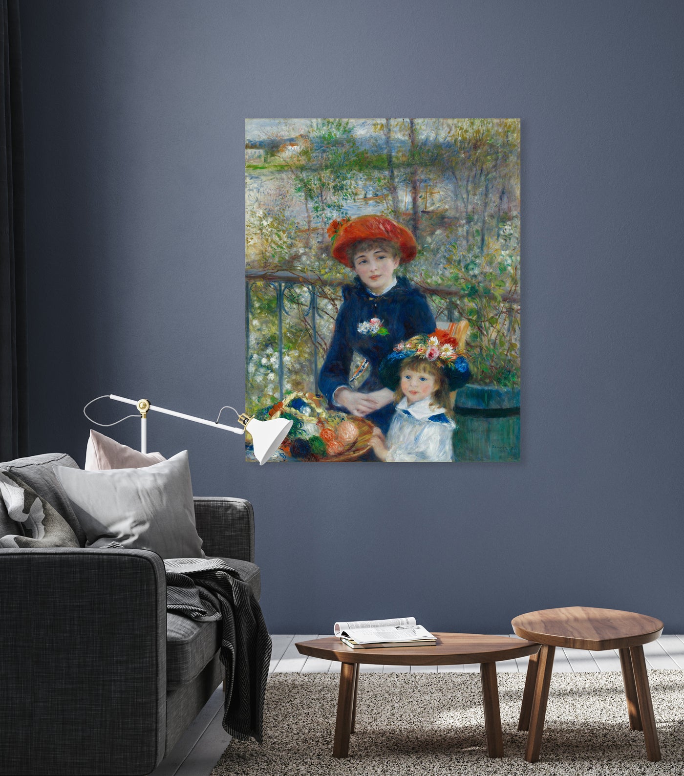 Les Deux Sœurs : Zwei Schwestern auf der Terrasse - Pierre-Auguste Renoir