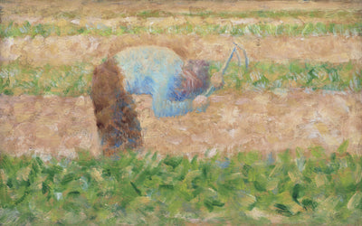 Mann mit Hacke (1882) von Georges Seurat