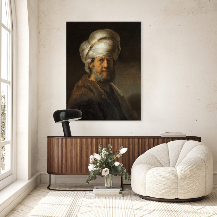 Mann in orientalischer Kleidung, Rembrandt van Rijn, 1635