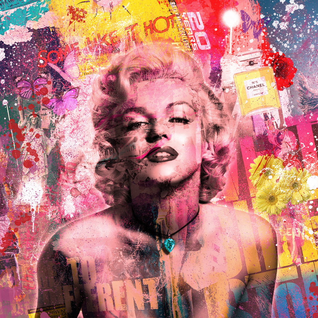 Marilyn Monroe Popart - Rene Ladenius