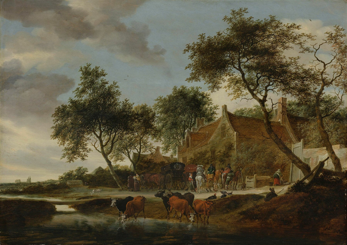 Orte der Ruhe, Salomon van Ruysdael, 1660