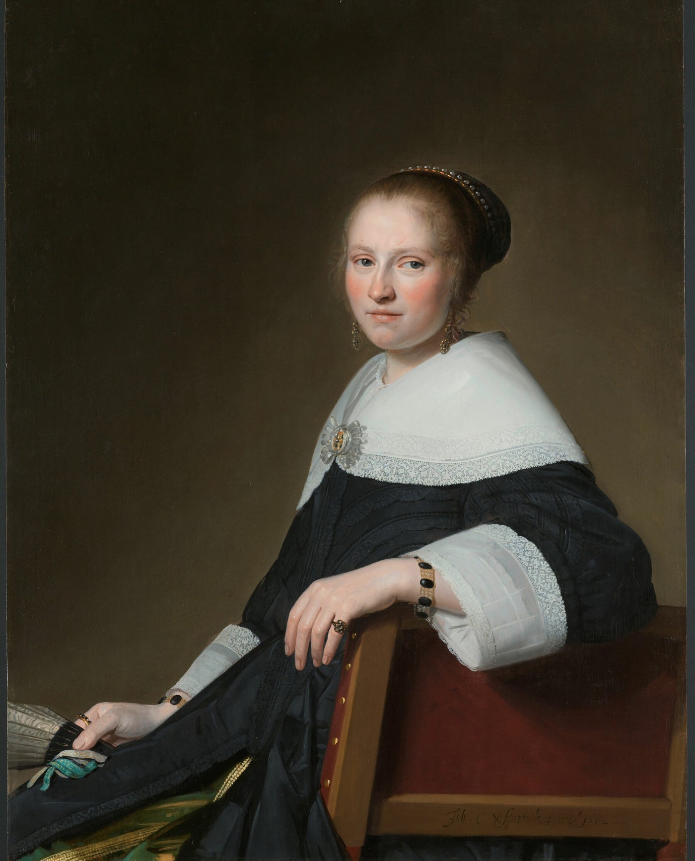 Bildnis der Maria van Strijp, Johannes Cornelisz. Verspronck, 1652