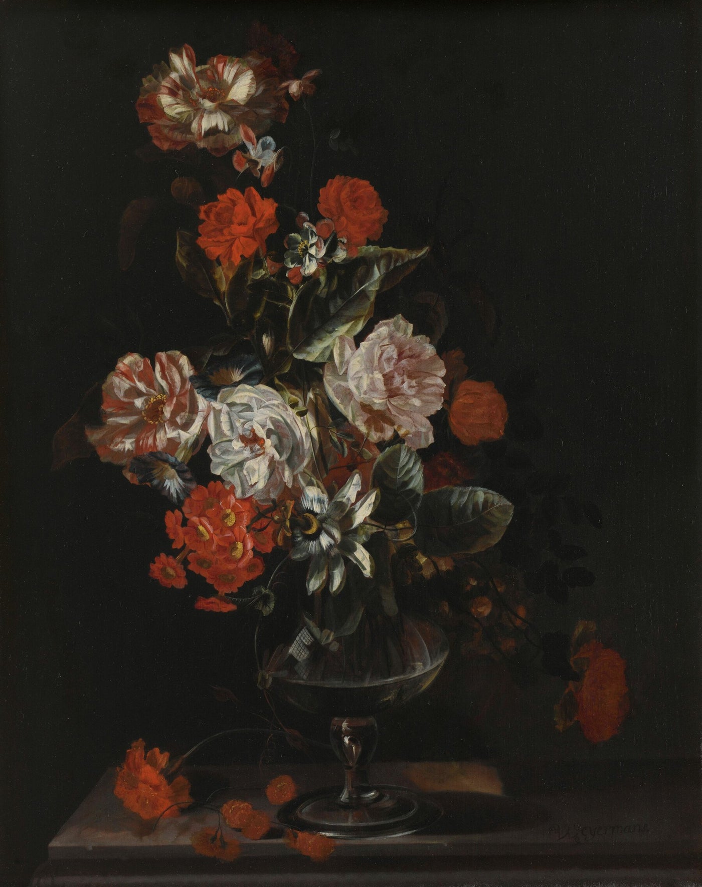 Stillleben mit Blumen, Jacob Campo Weyerman, 1700 - 1720