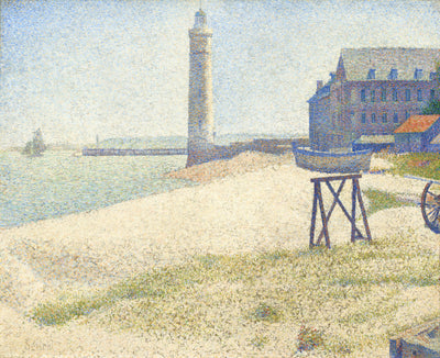 Der Leuchtturm von Honfleur (1886) von Georges Seurat.