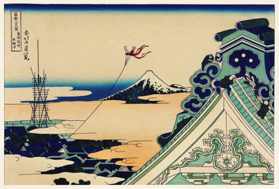 Toto Asakusa Honganji von Katsushika Hokusai