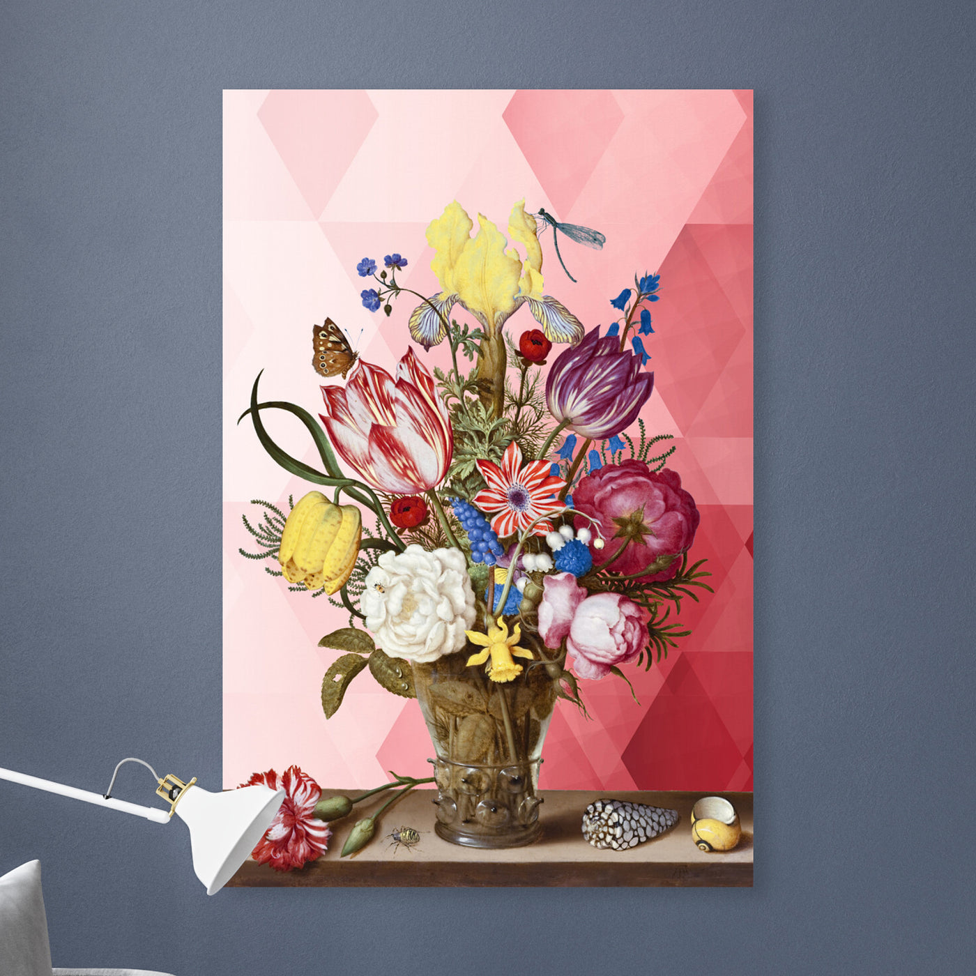Vase mit Blumen - Marja van den Hurk