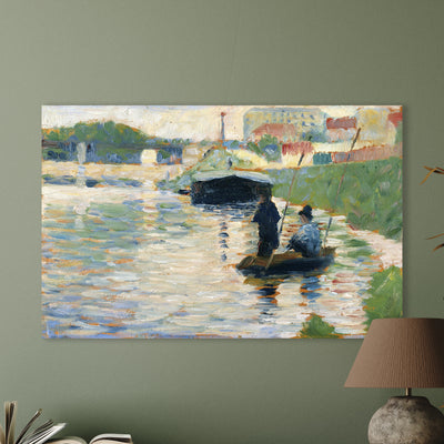 Blick auf die Seine (ca. 1882-1883) von Georges Seurat.