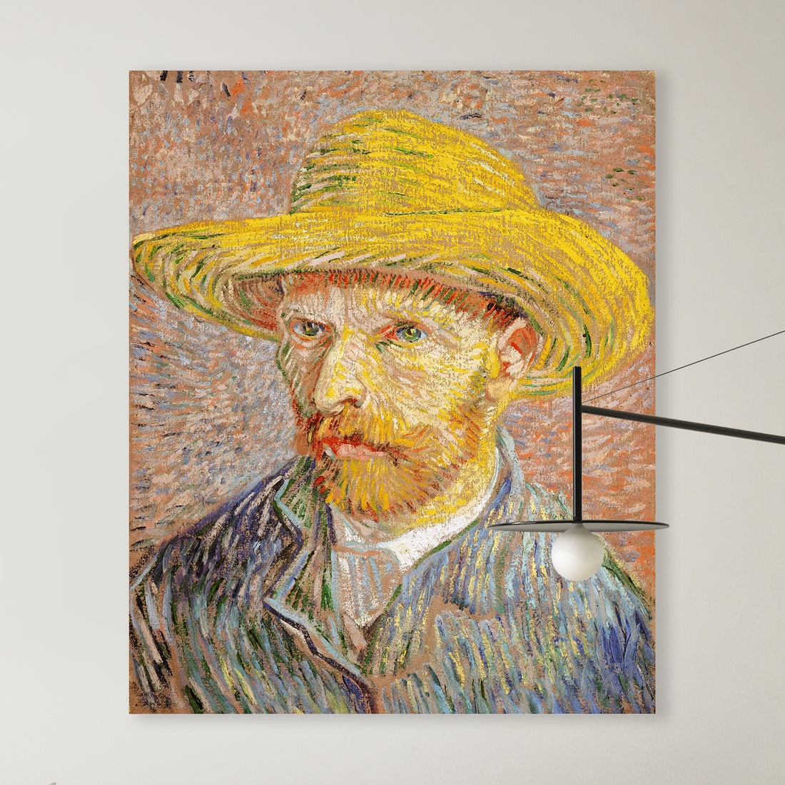 Vincent van Gogh - Selbstporträt mit Strohhut