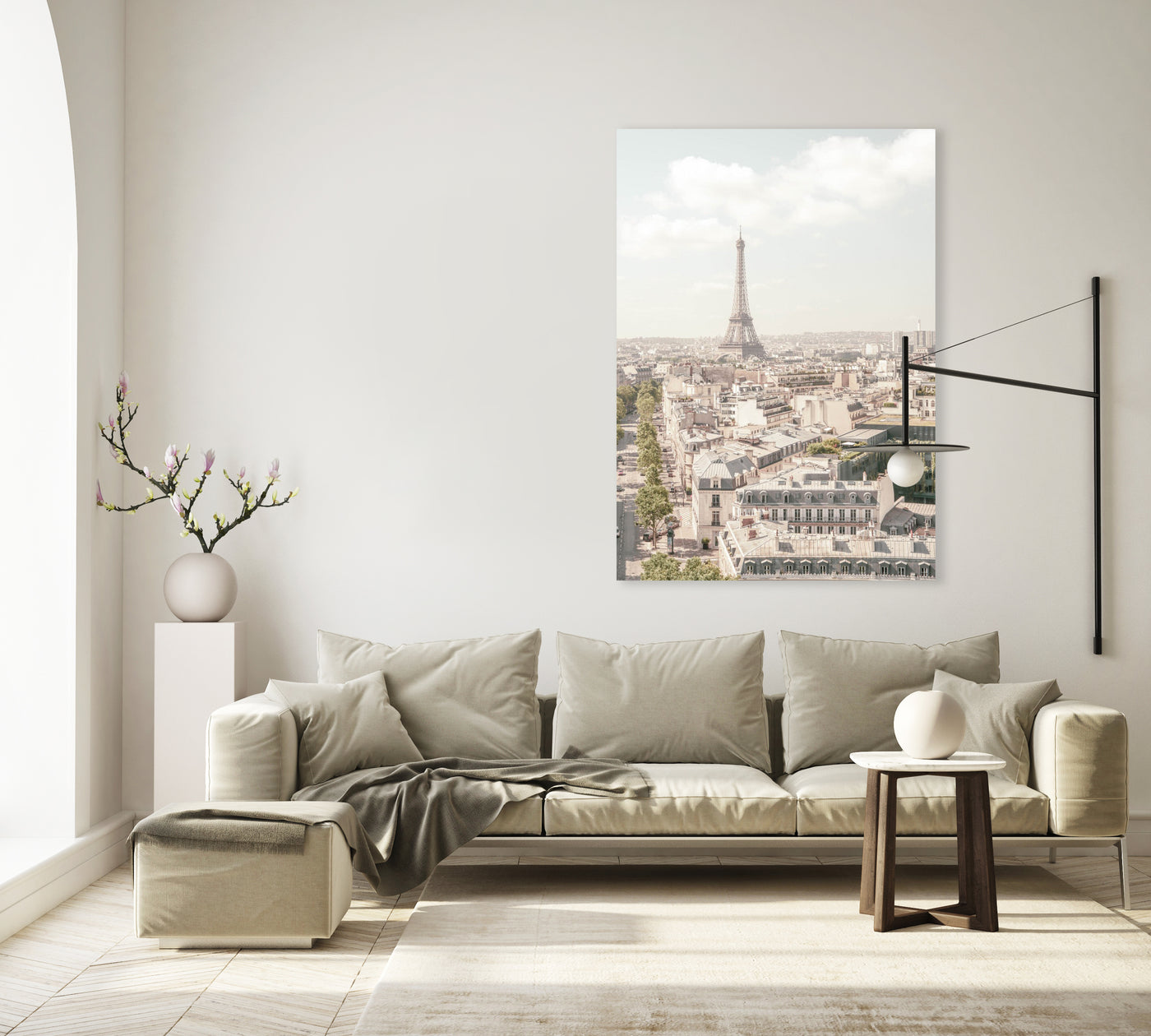 Paris Vollansicht des Eiffelturms - Ruby and B Photography