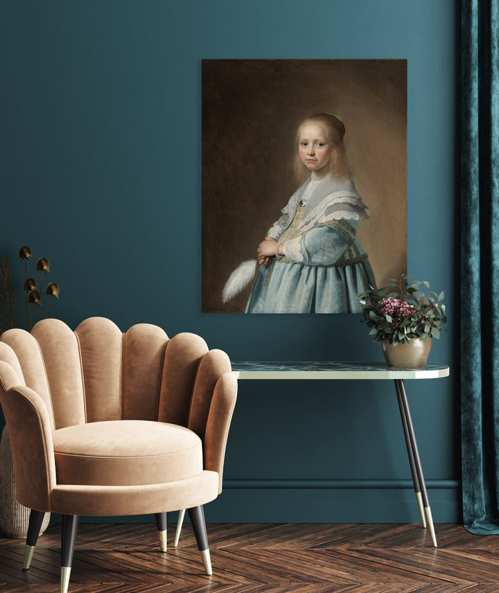 Bildnis eines Mädchens in Blau, Johannes Cornelisz. Verspronck, 1641