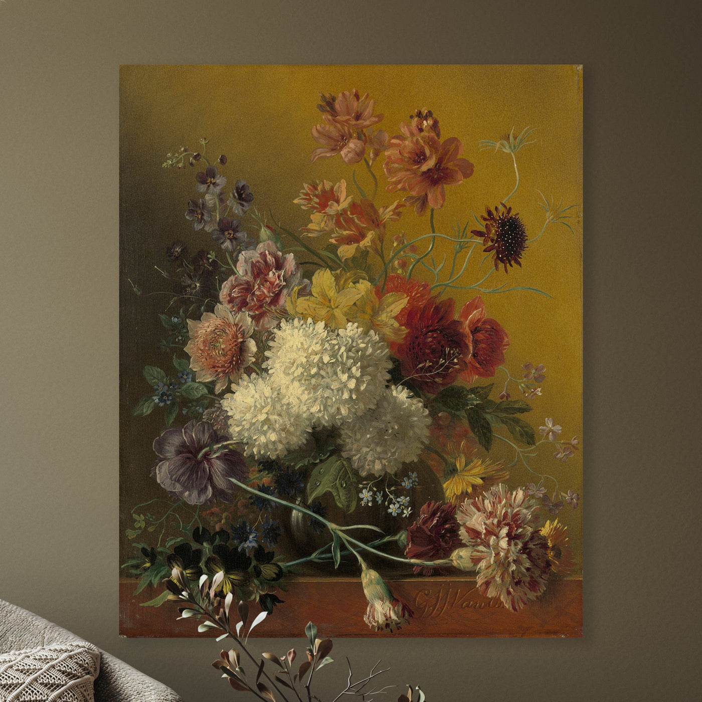 Stillleben mit Blumen, Georgius Jacobus Johannes van Os, 1820 - 1861