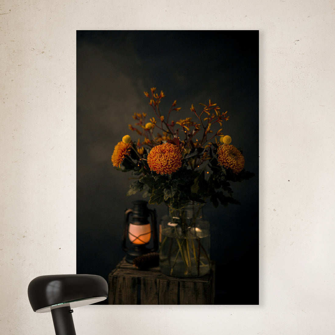Stillleben mit Herbststrauß und Laterne - Mayra Photography