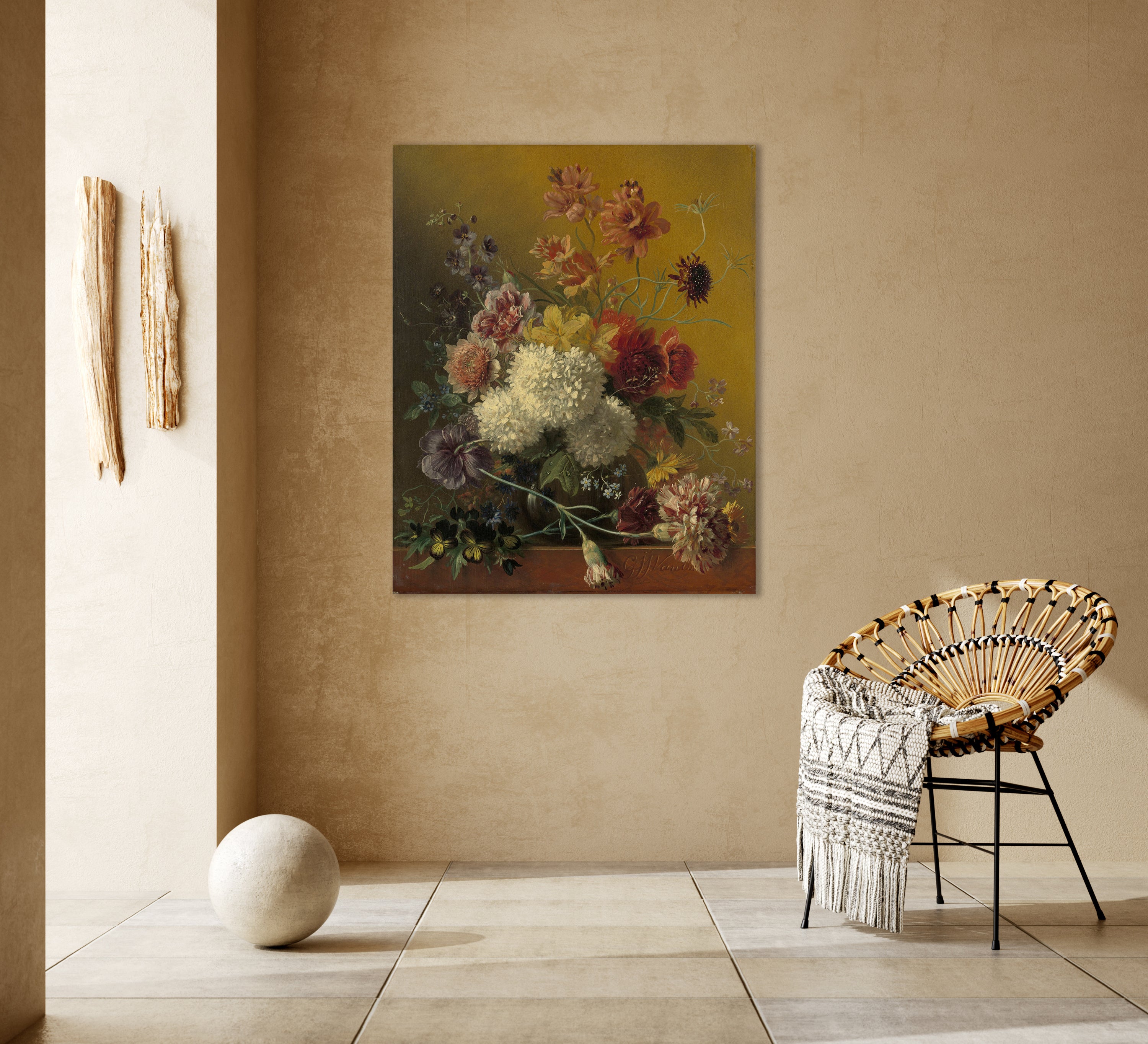 Stilleven met bloemen - Georgius Jacobus Johannes van Os
